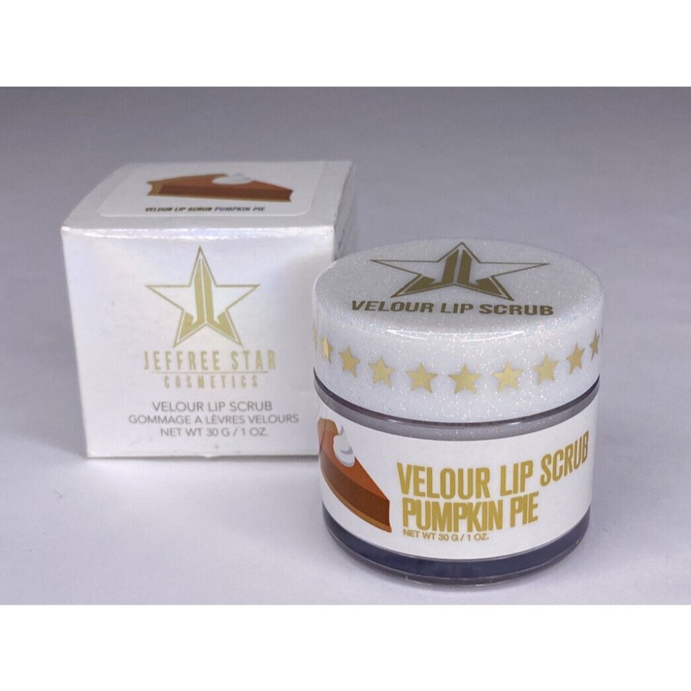 Jeffree Star Velour Lip Scrub Pumpkin￼ Pie Holiday 2018 New NIB